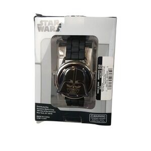 Star Wars Spinner LCD Watch Kids One Size Black Darth Vader DAR4260WM